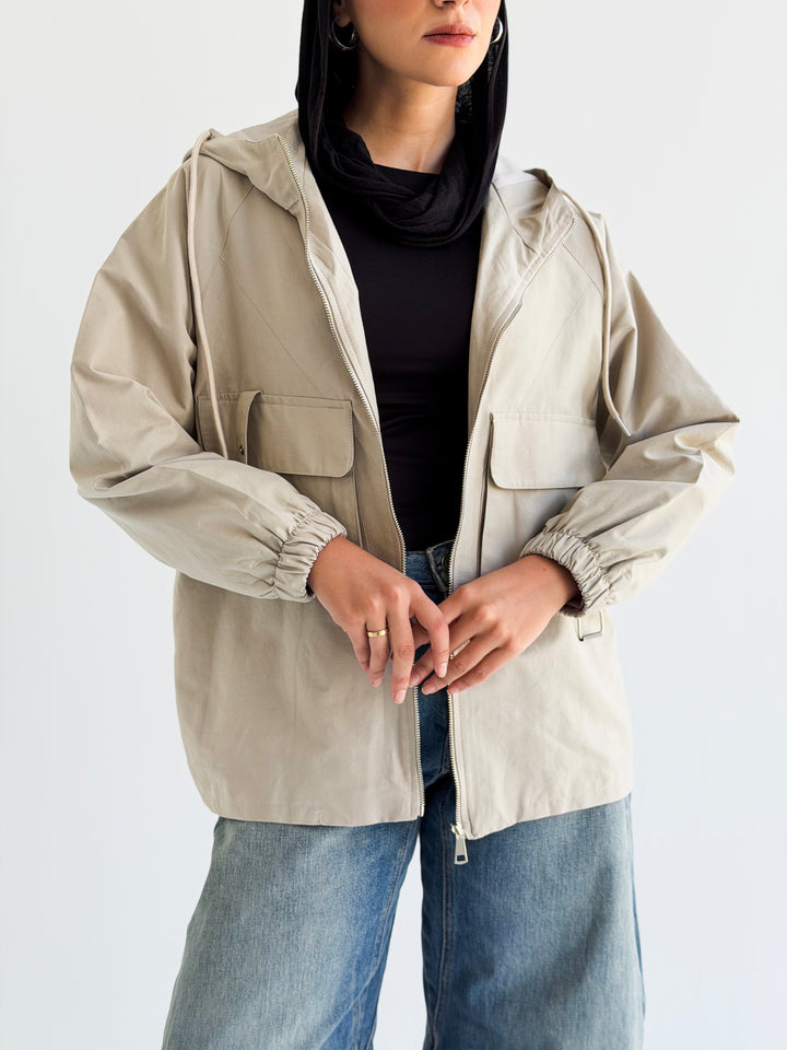 The Perfect Jacket in Beige