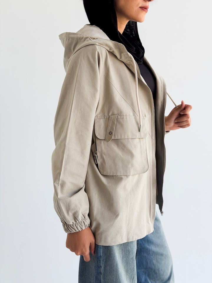 The Perfect Jacket in Beige