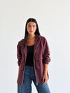 The Perfect Jacket in Burgundy