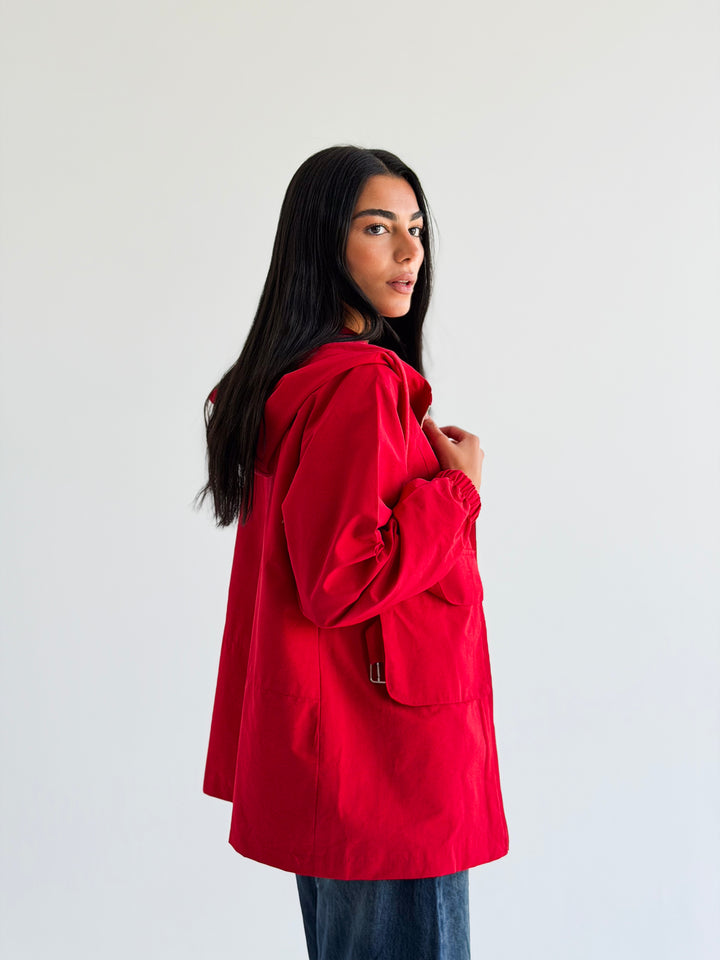 The Perfect Jacket in Red