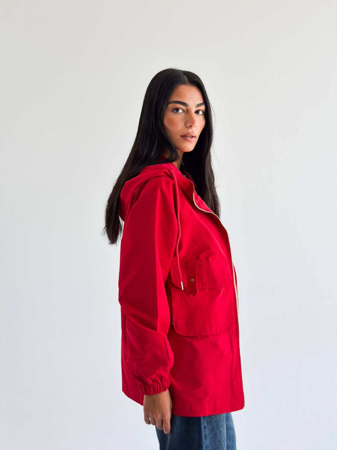 The Perfect Jacket in Red