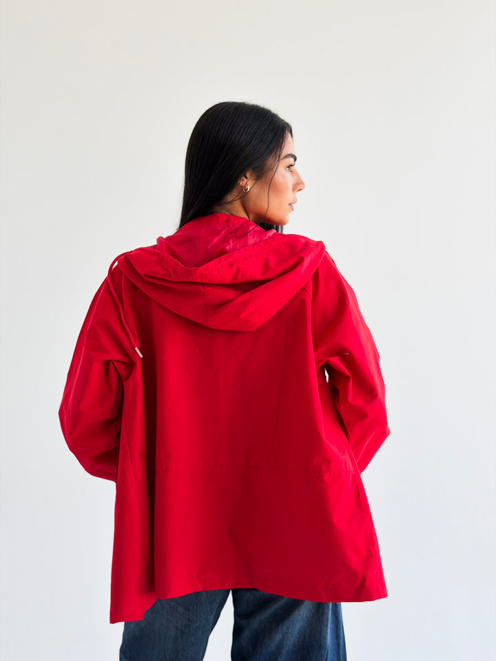 The Perfect Jacket in Red