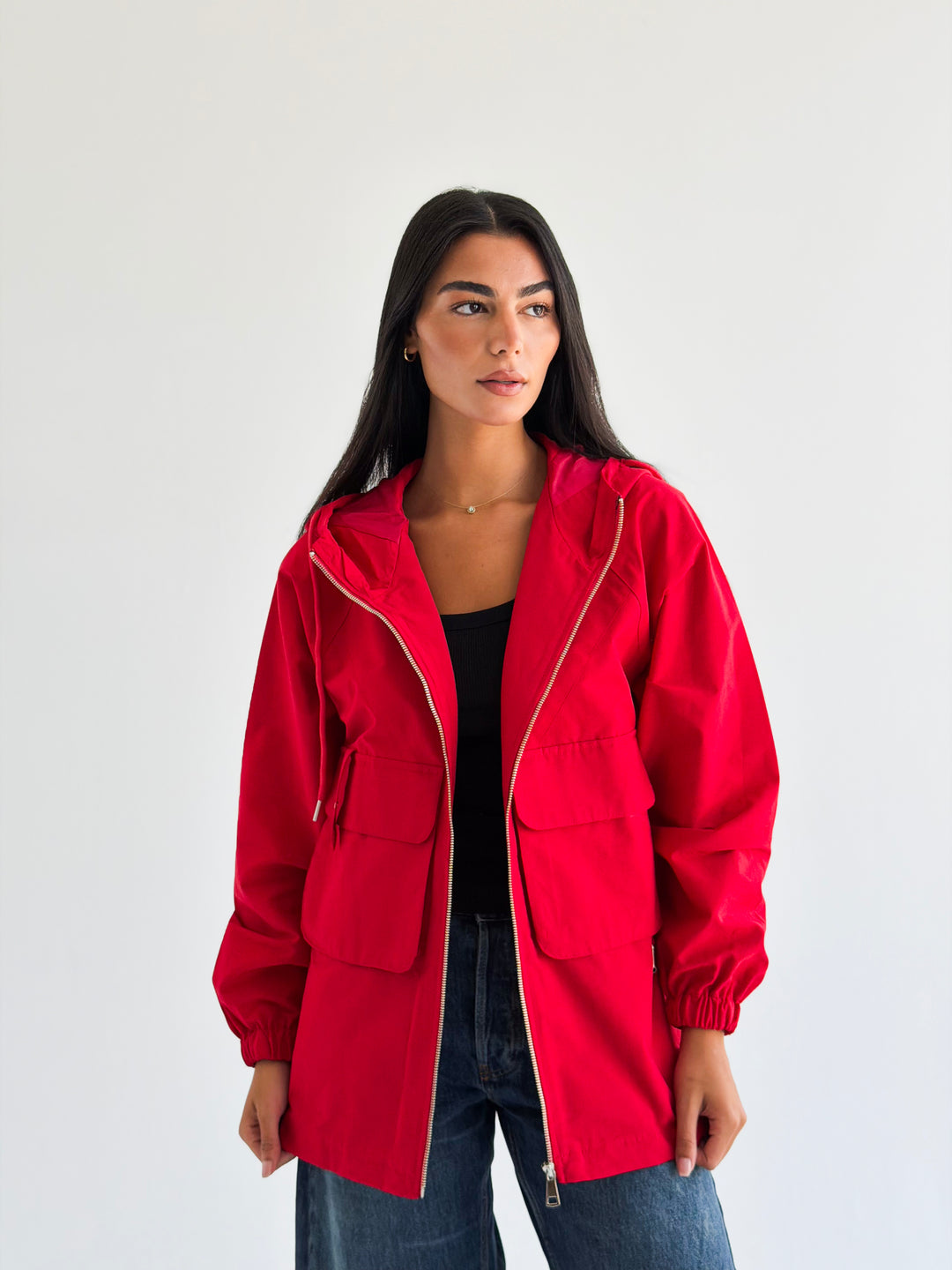 The Perfect Jacket in Red