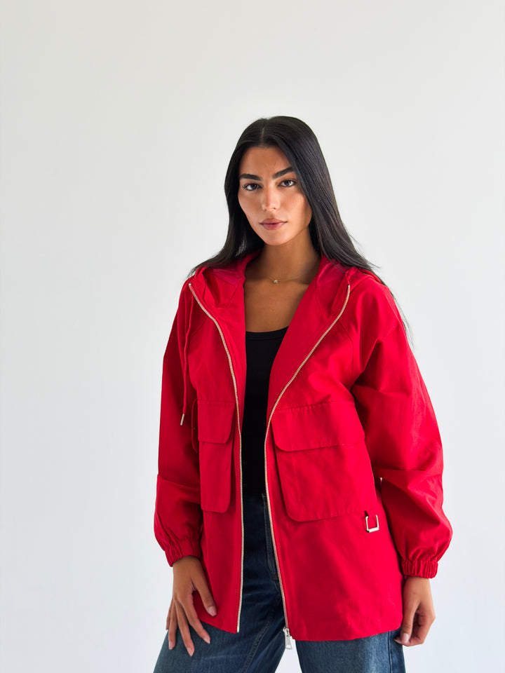 The Perfect Jacket in Red
