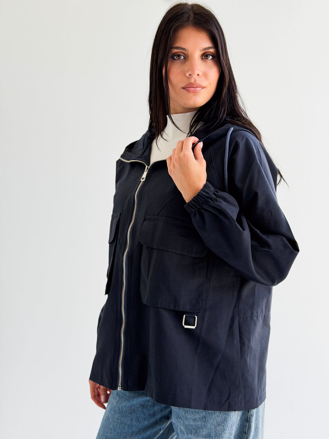 The Perfect Jacket in Navy Blue