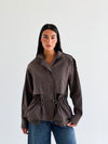 Lace layer Jacket in Gray