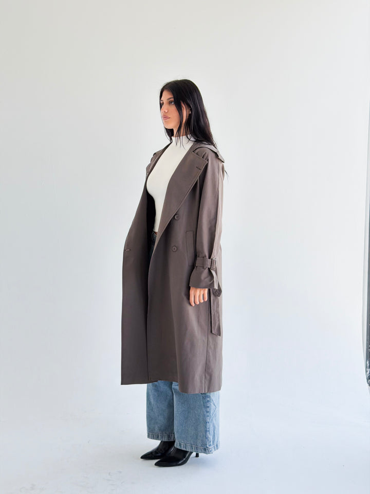The Classic edit trench coat in Gray