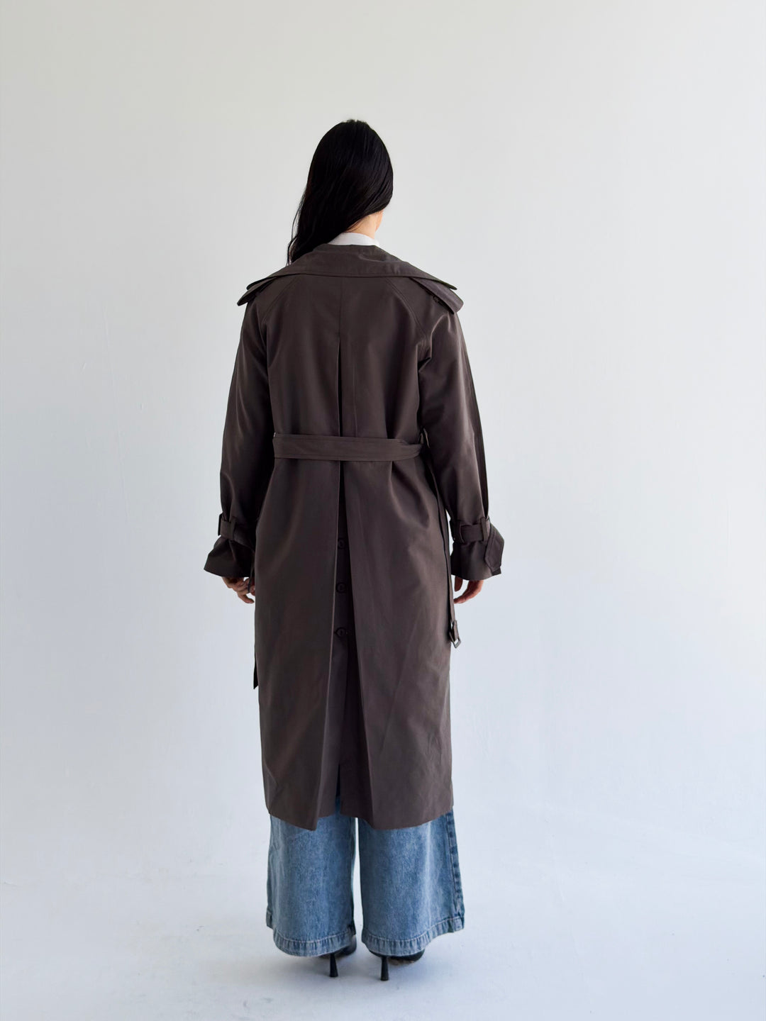 The Classic edit trench coat in Gray
