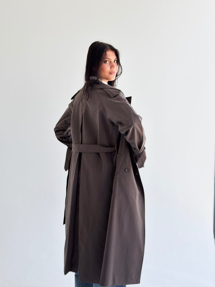 The Classic edit trench coat in Gray