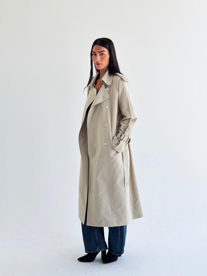 The Classic edit trench coat in Beige