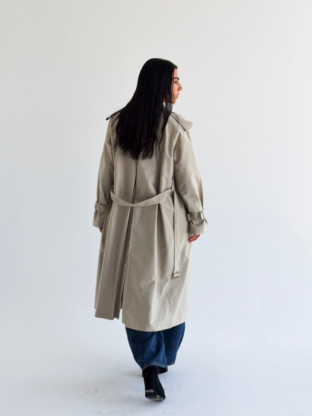 The Classic edit trench coat in Beige