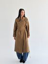 Double Eyelet trench coat in Camel