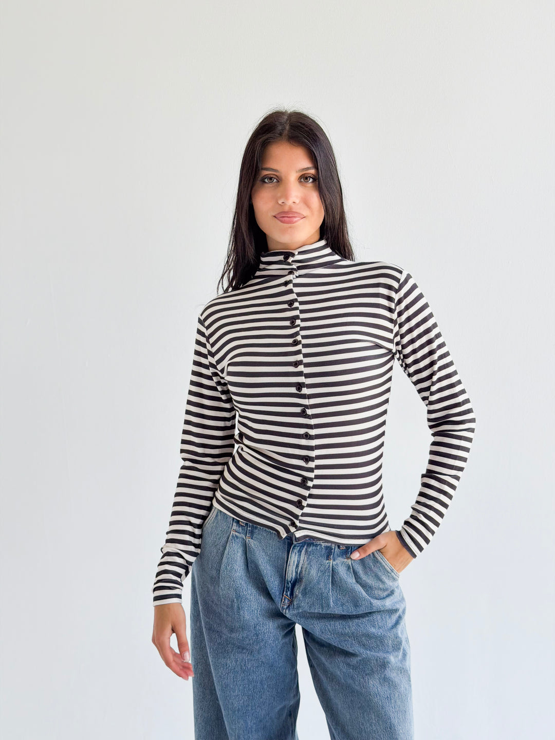 The Striped Edit in Black