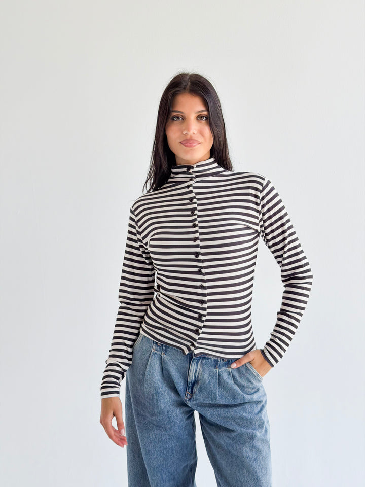 The Striped Edit in Black