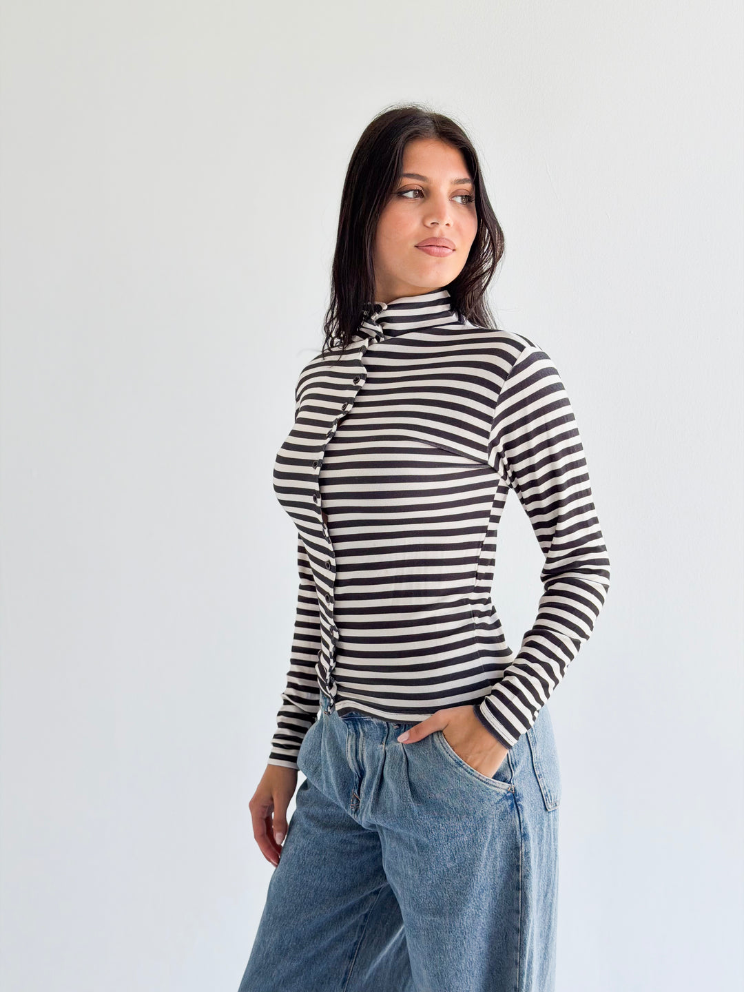 The Striped Edit in Black