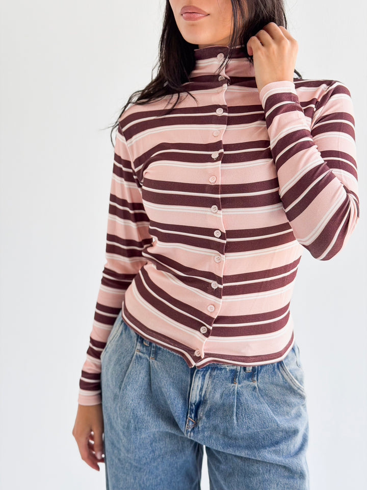 The Striped Edit in pink