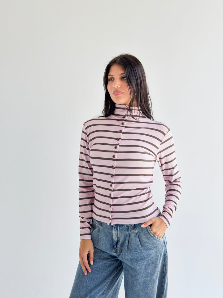 The Striped Edit in rose