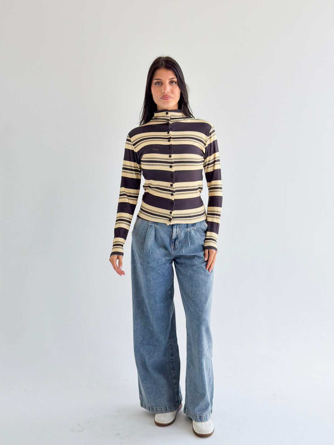 The Striped Edit in Beige