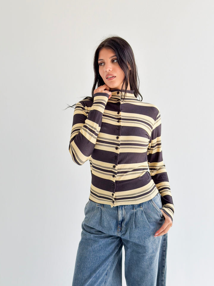 The Striped Edit in Beige