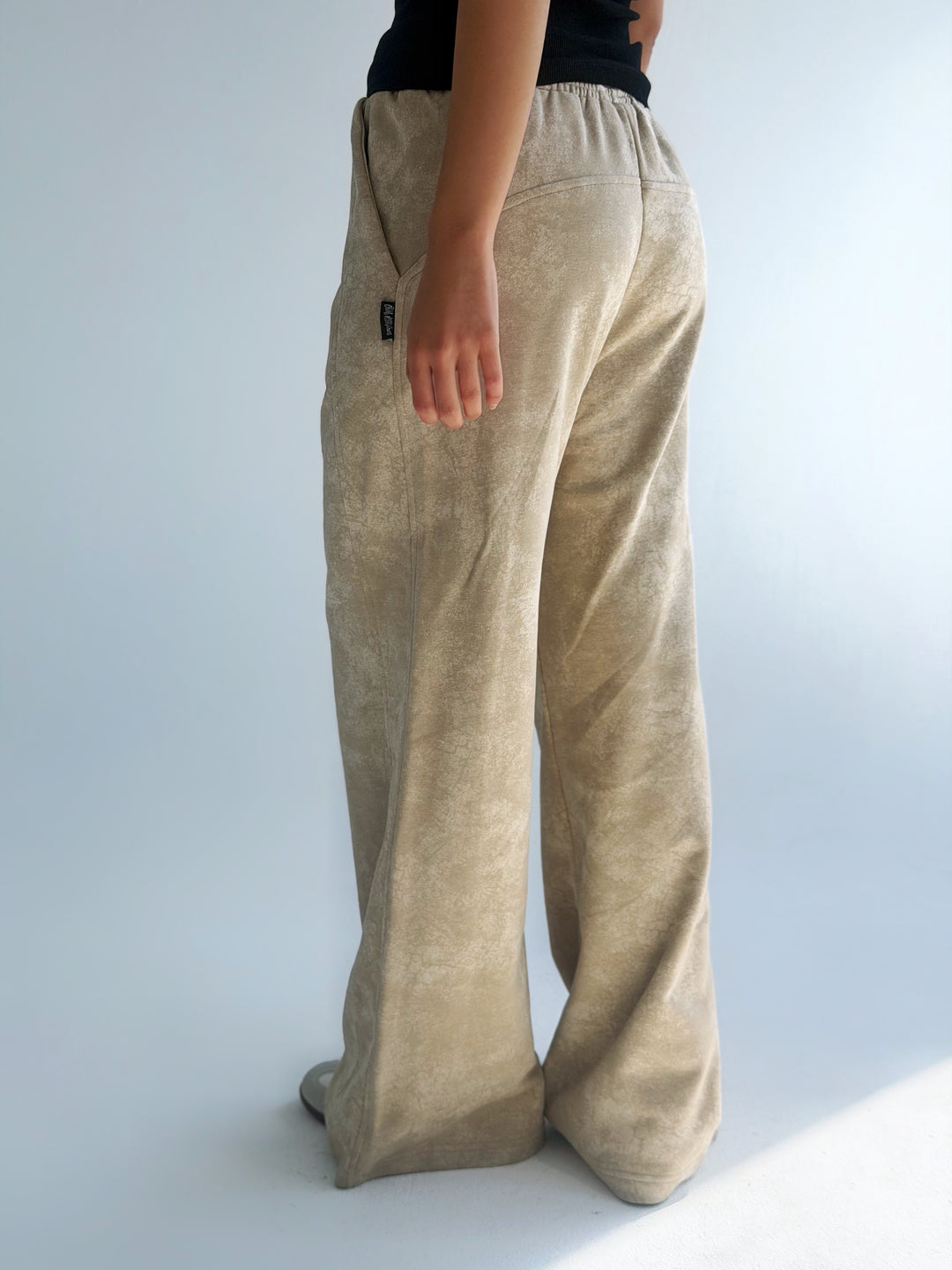 Daily wide pants in Beige