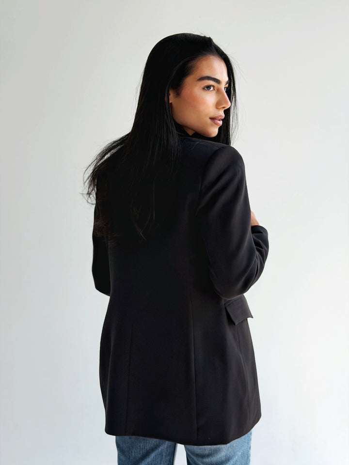 Slim fit blazer in Black