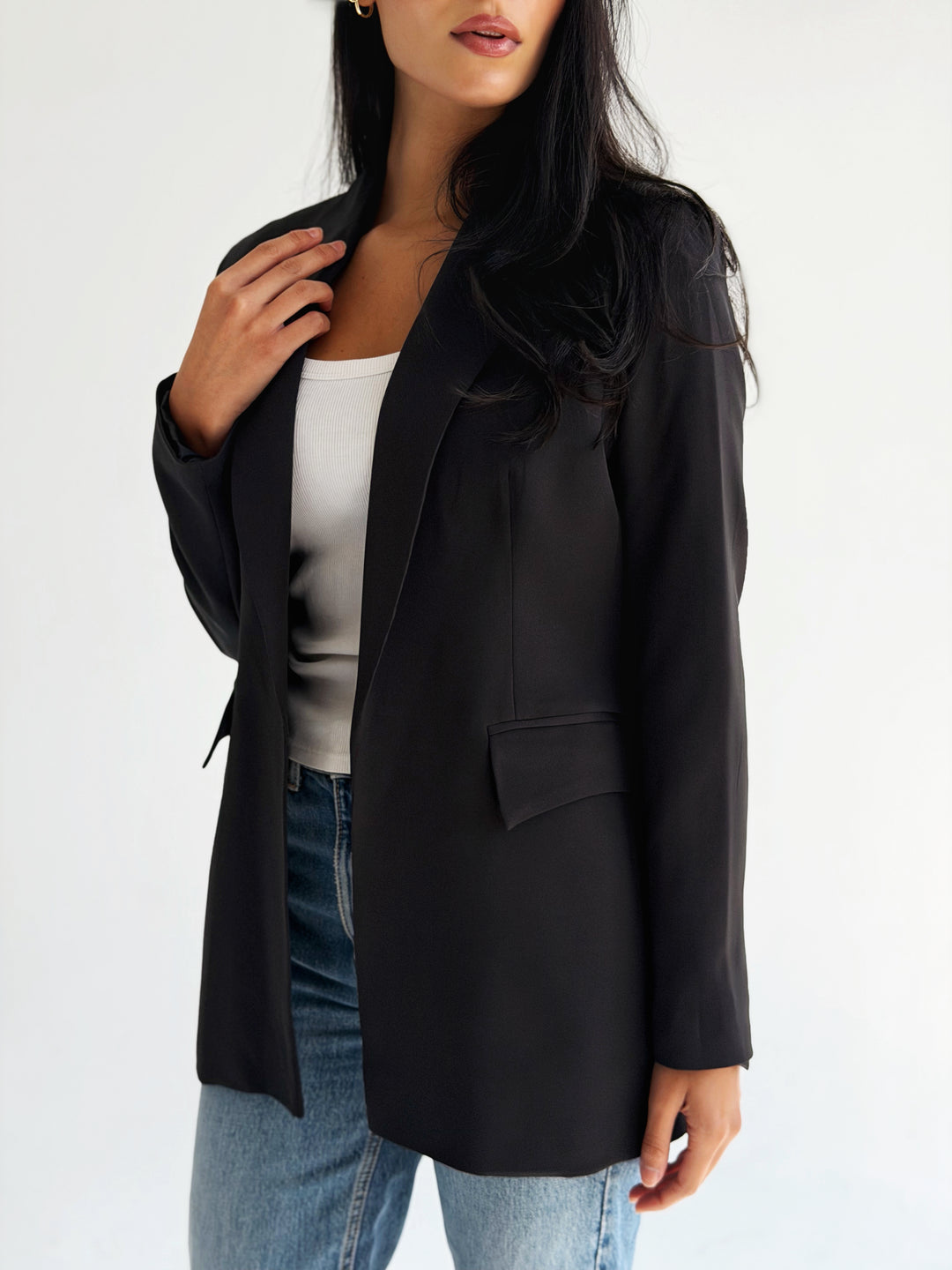 Slim fit blazer in Black