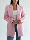 Ruffles blazer in pink