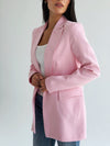 Slim fit blazer in pink
