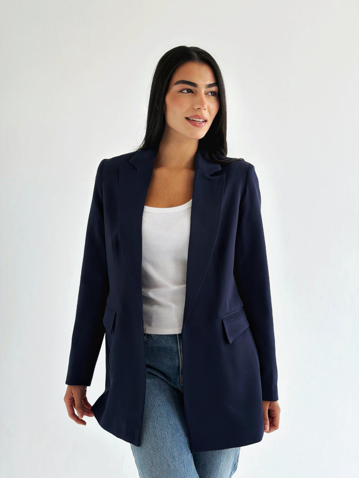 Slim fit blazer in Navy blue