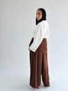 Flow pants in Brown
