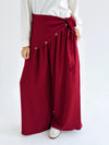 Flow pants in red