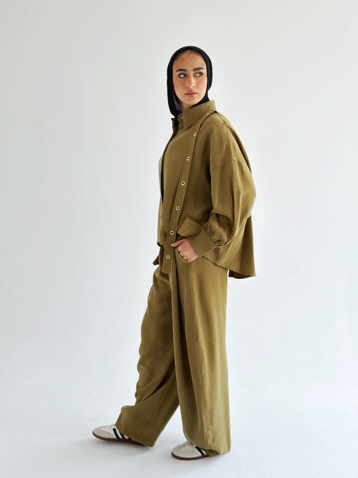 The Journey set in lemon green