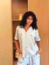 Self love cotton Button -up pajama /Sheep