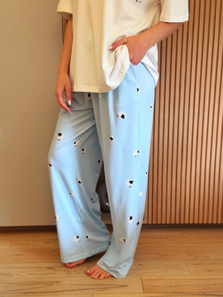 Self love cotton Button -up pajama with shirt/Sheep
