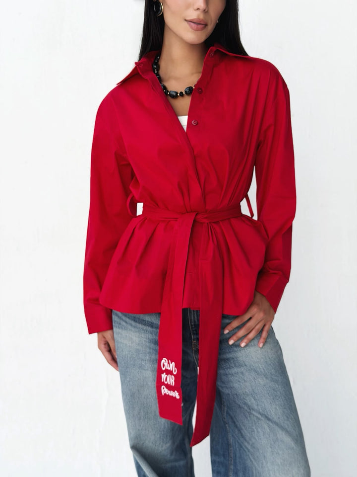 Summer shirt in Red