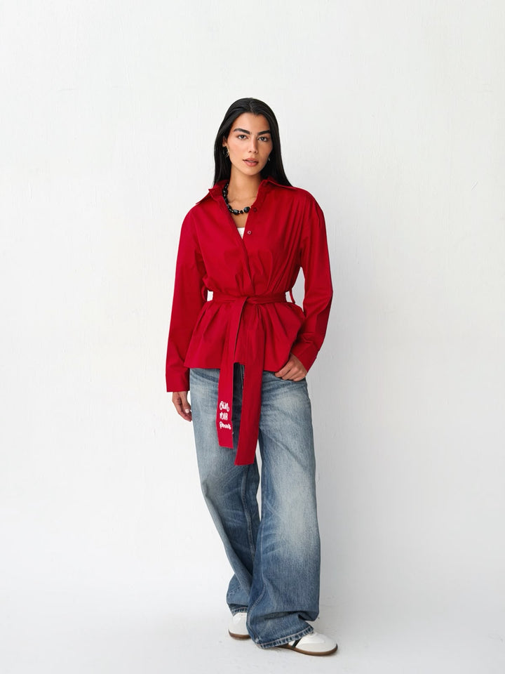 Summer shirt in Red