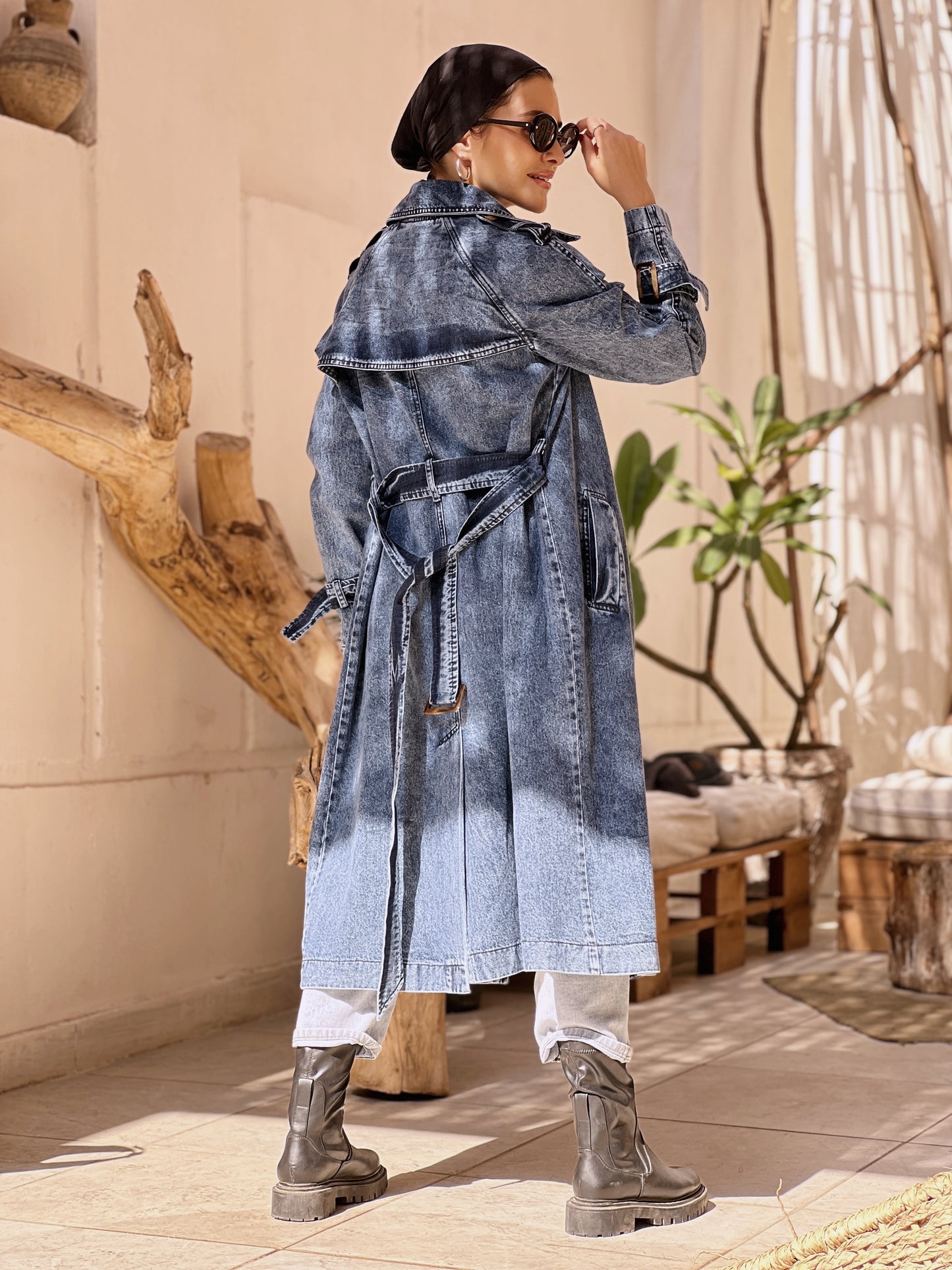 Jeans Trench coat