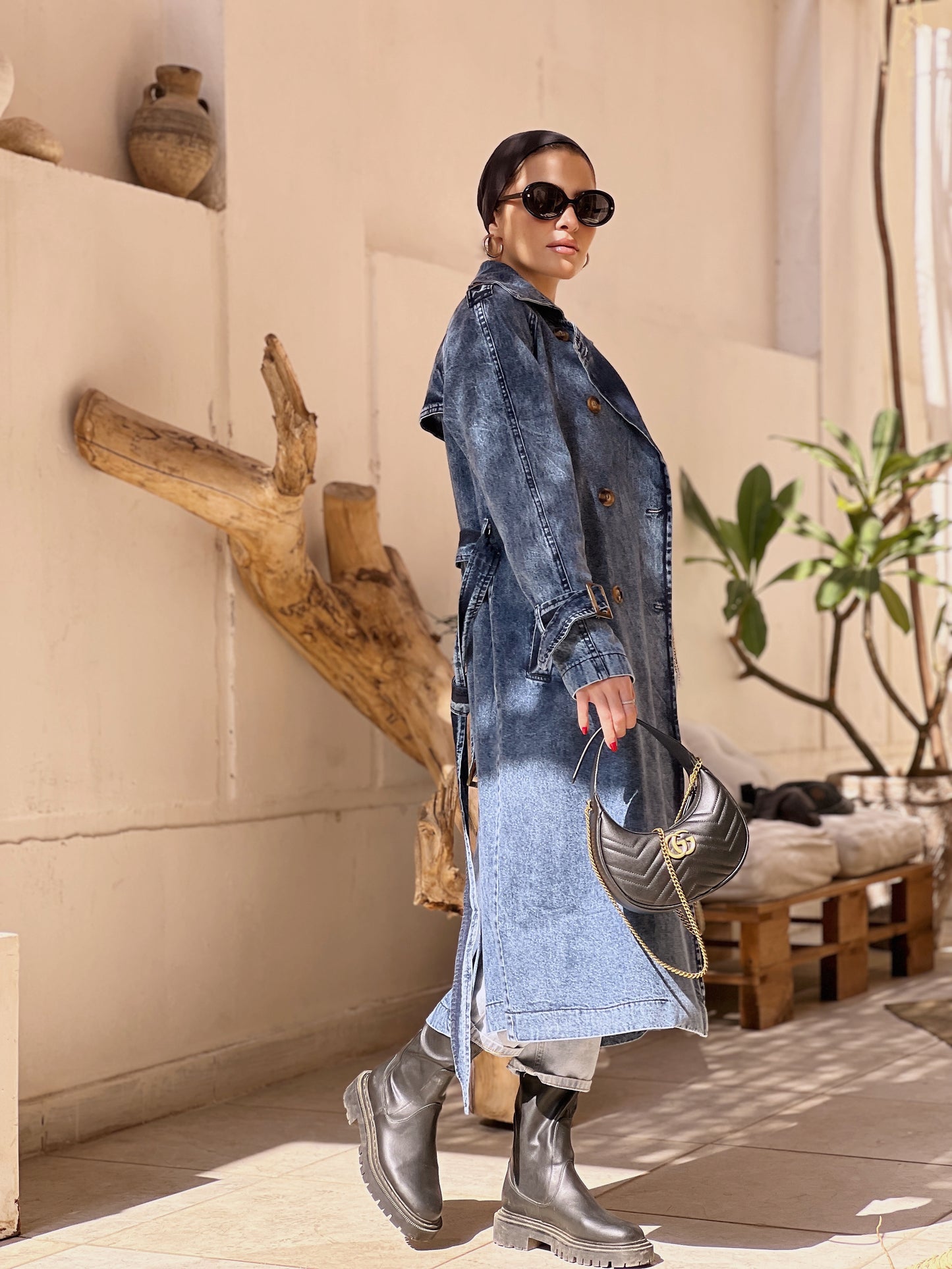 Jeans Trench coat