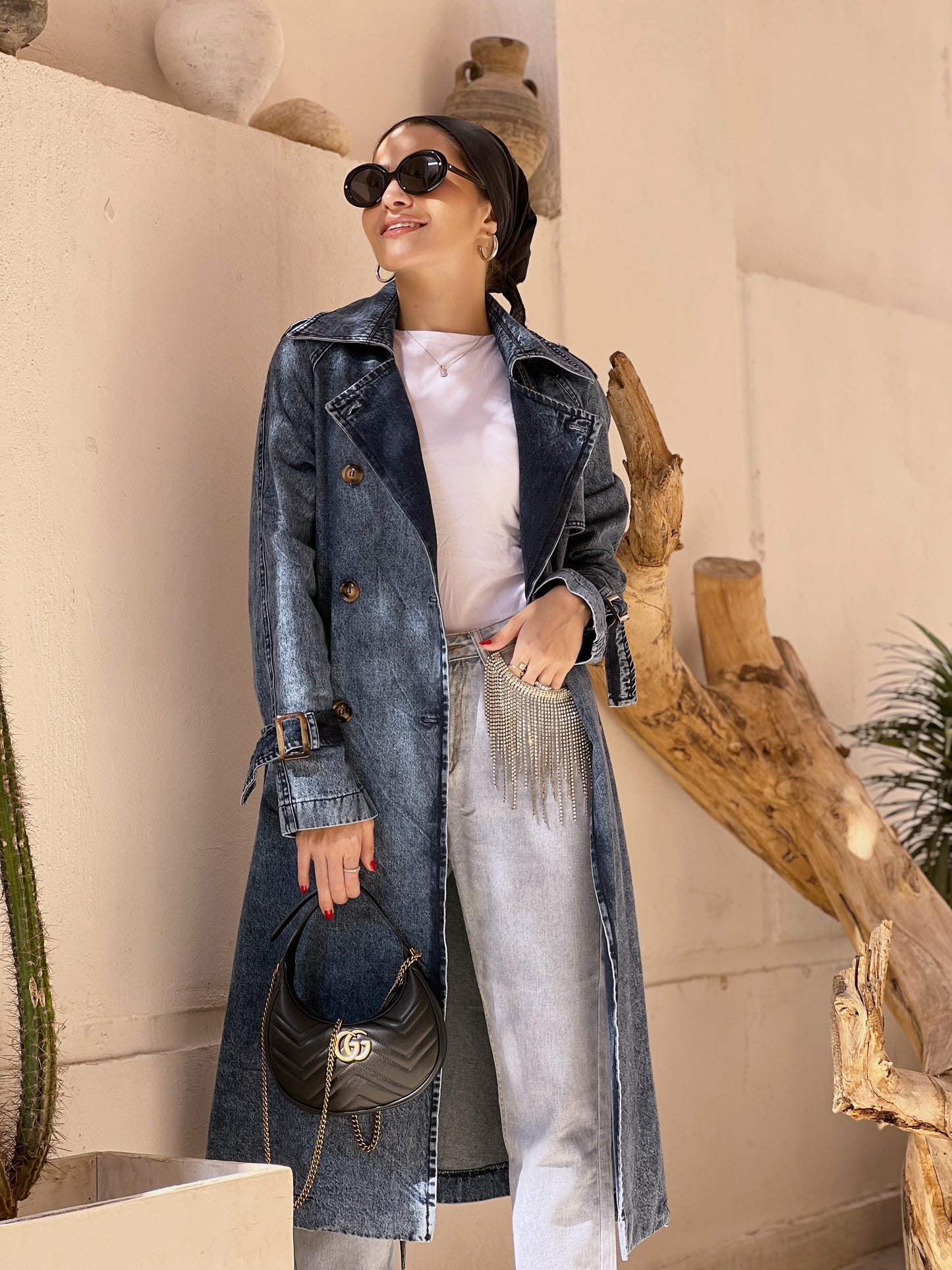 Jeans Trench coat