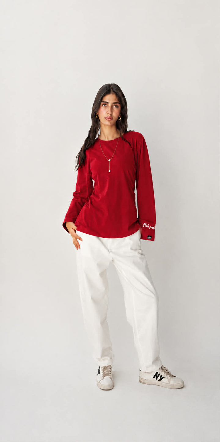 Every day top in red