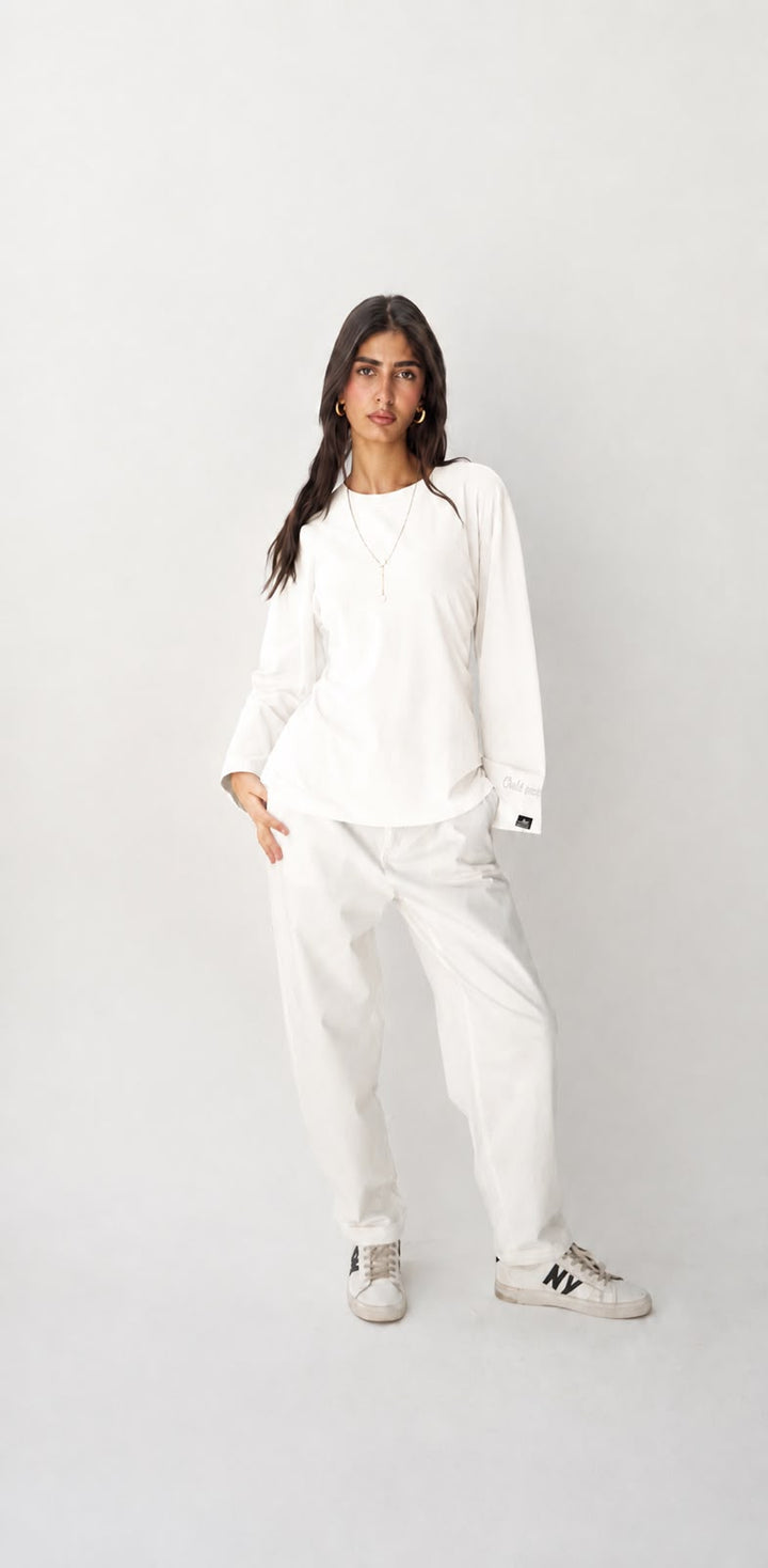 Every day top in white