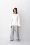 Every day top in white