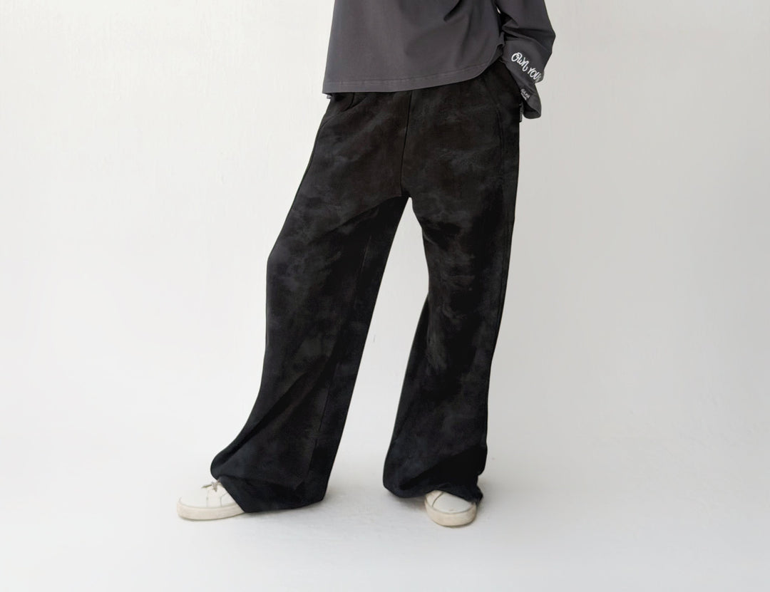 Daily wide pants in black
