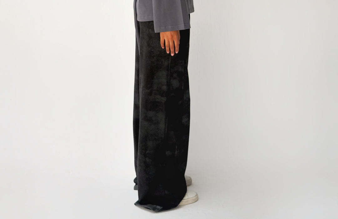 Daily wide pants in black