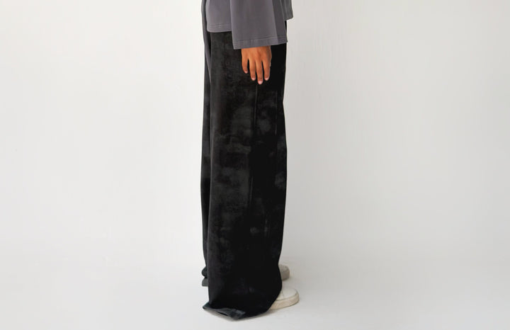 Daily wide pants in black