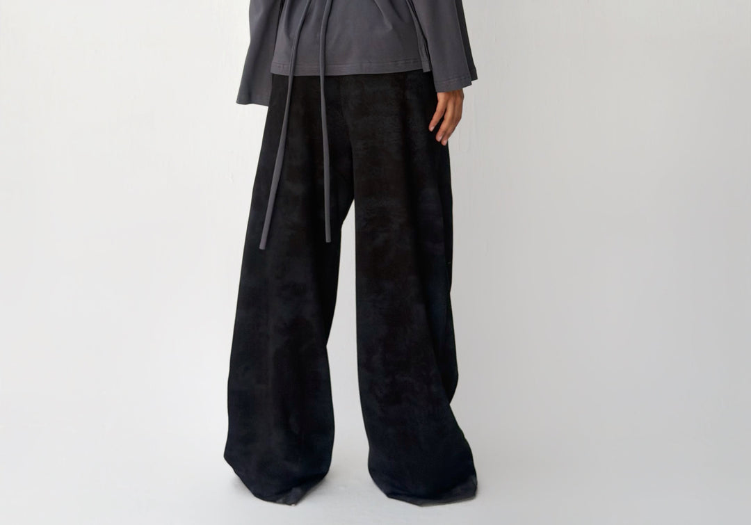 Daily wide pants in black