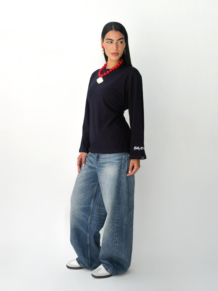 The everyday Top in navy blue