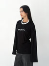 Sleeves Top in black