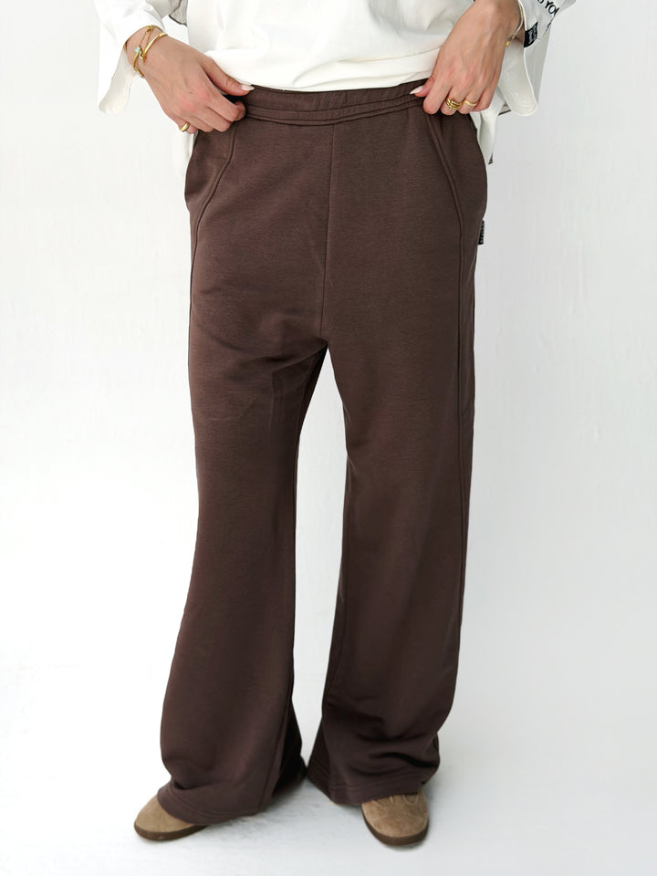 Daily wide pants in Brown
