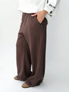 Daily wide pants in Brown